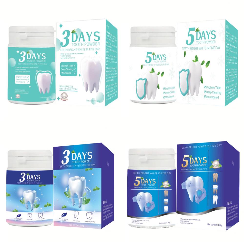 Mint Tooth Whitening Powder for Cross-Border Trade - Pure English Version