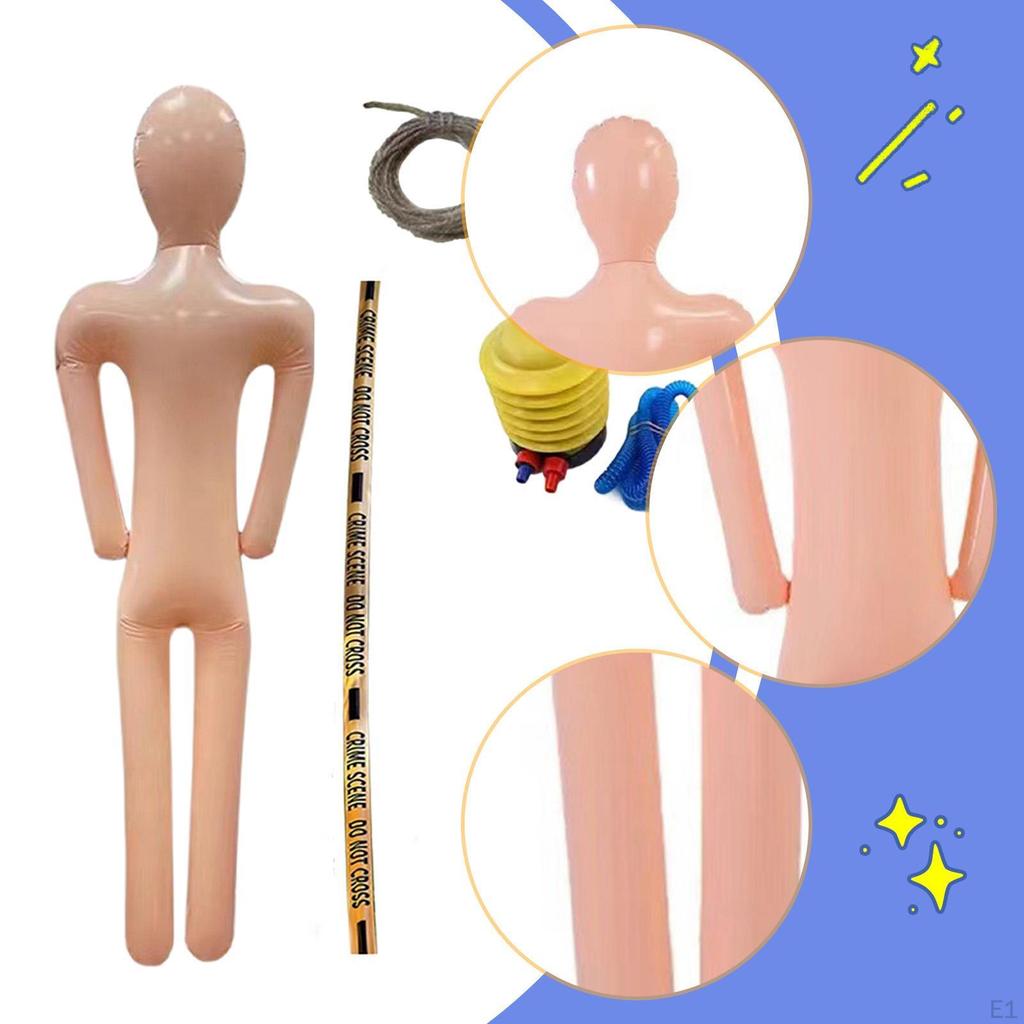 Halloweenská nafukovací figurína pro strašidelnou dekoraci na zahradě