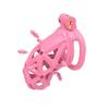 26 New Diamond Stud Male Chastity Cage 4 Free Rings Dual Soft Spikes CB Lock Penis Restraint for Men Adult Intimate Sex Toy 18+