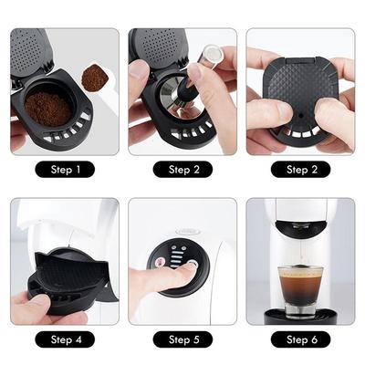 Adaptador de cápsula reutilizable para cápsulas de café Dolce Gusto compatible