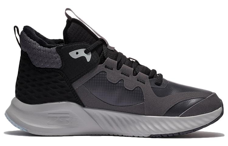 Li Ning Soft Zero WNTR Zero WNTR Fleece lined Cushioning Rebound Mid top Running Shoes Women's Black AGLR238-2