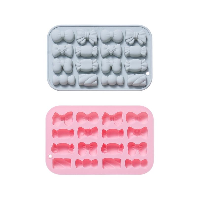 3pcs Candy Shape Silicone Mold DIY Cake Pastry Baking Mold Cake Decorating Tool for Making Chocolate Fondant Decor