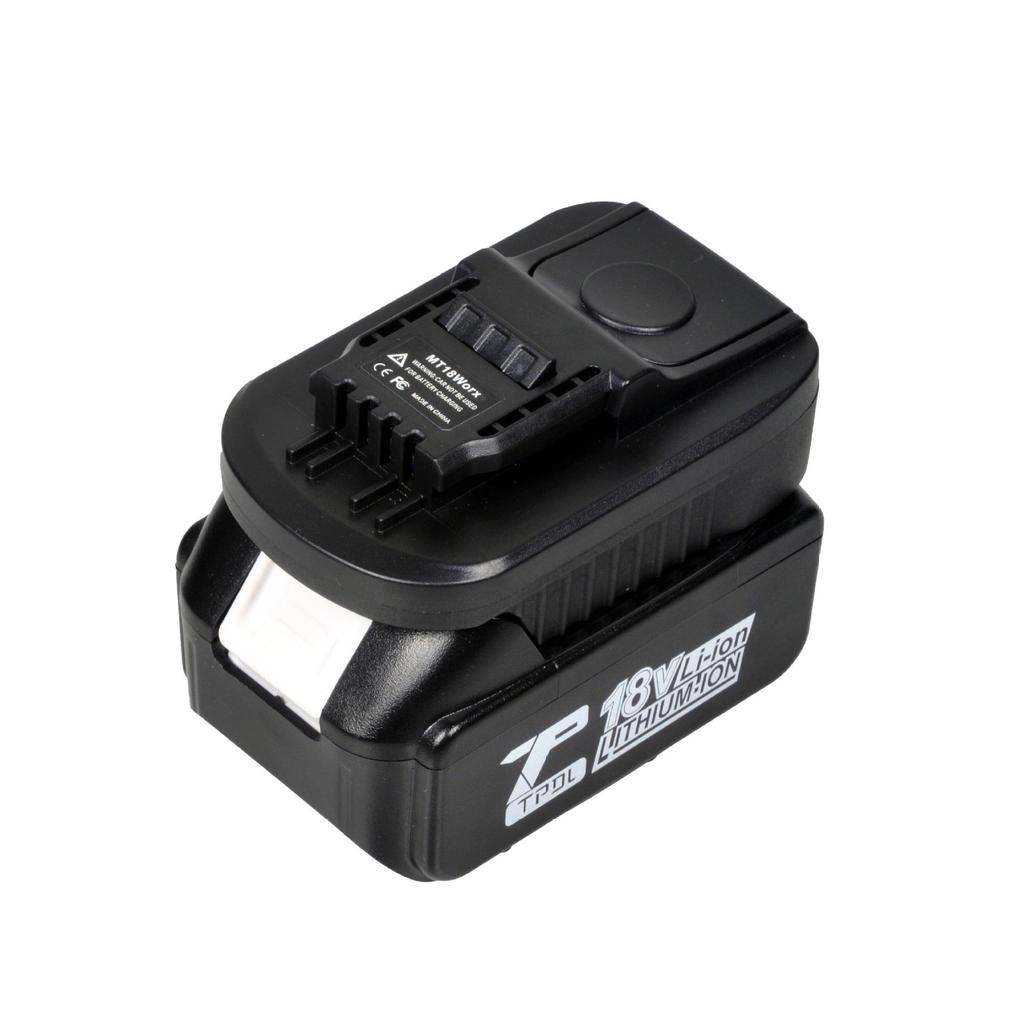 Compatible with 18-20V Lithium Batteries: DeWalt, Makita, Milwaukee, Craftsman, Ryobi, Bosch, Black & Decker