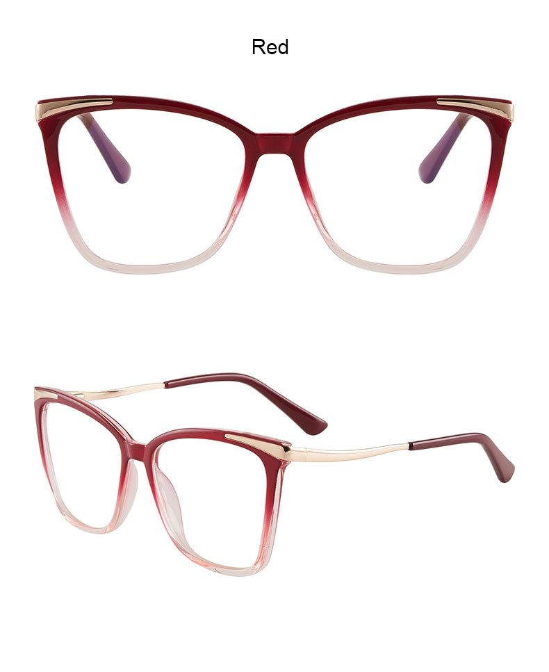 

Luxury Designer Oversized Square Presbyopia Eyeglasses PC Screen Blocking Eyeglasses Filter Blue Light Glasses Vintage E+yeglasses +2 0