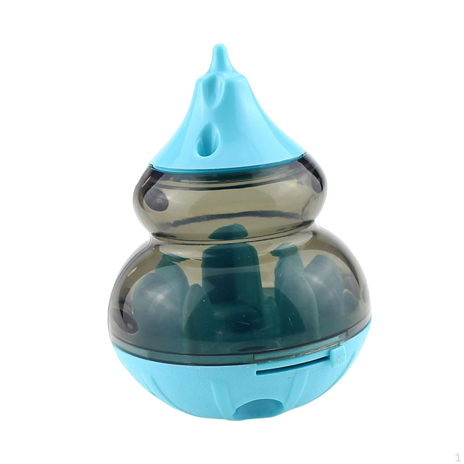 Toy Tumbler Ball Feeder Interactive Leaking Booster Blue