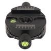 Quick Release Plate Mount 360 Degree Panorama QR Plates Mount Adapter with Bubble Spirit Level for