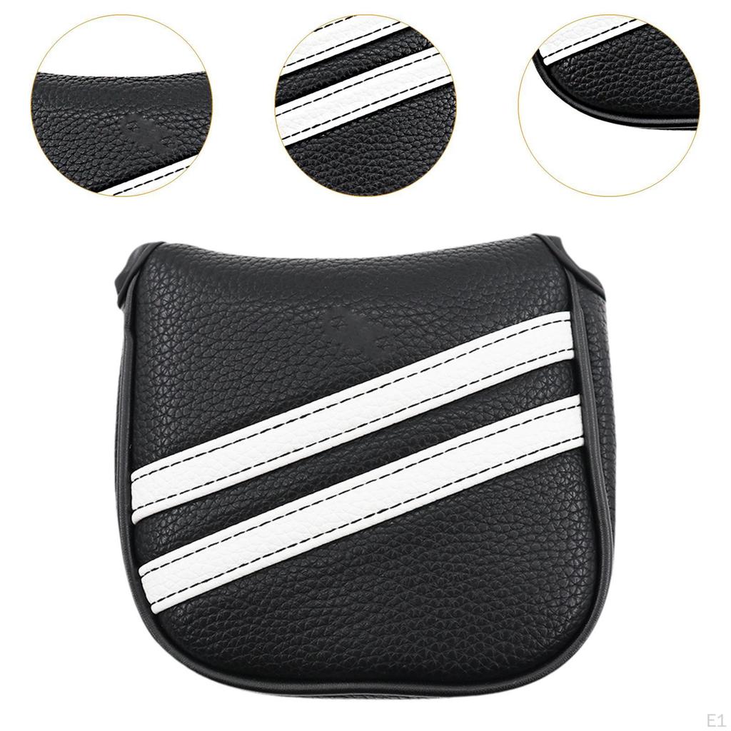 Golf Club Head Cover, PU Leather Headcover, Gift Choice for Adults