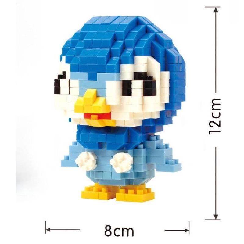 Anime Nano Mudkip Block Diamond Toy Mini Building Toy Pocket Monster