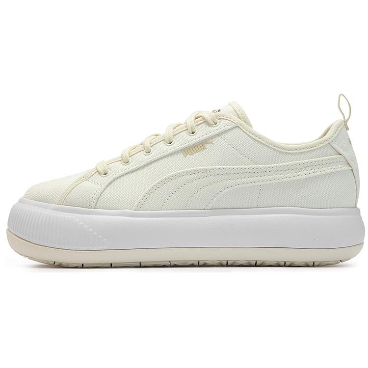 (WMNS) PUMA Suede Mayu Canvas Pristine Women s 383165-01 EU 35.5