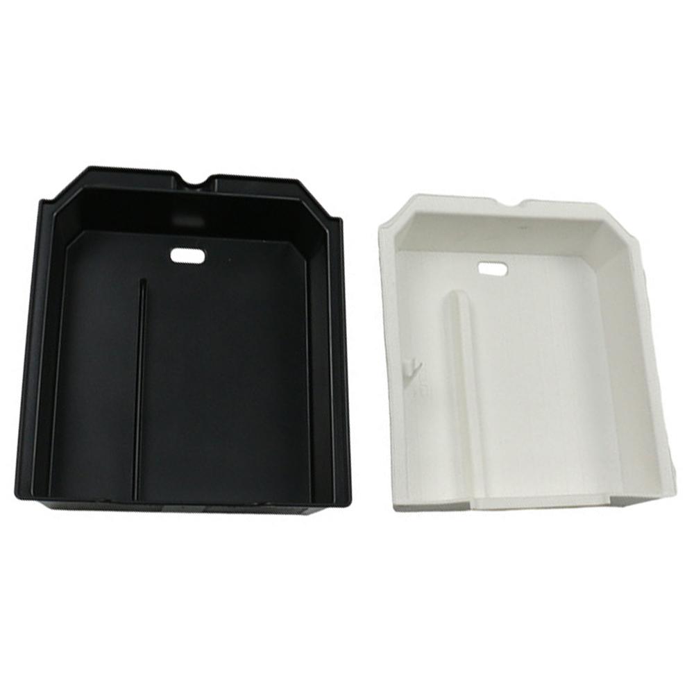 For Tesla Model 3 Highland 2024 Center Console Eyeglasses Storage Case Armrest Storage Box Upper&Lower Silicone Anti-slip Mat