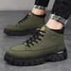 22 Autumn New Martin Boots Breathable High-top Shoes Platform-soled Non-slip Work Short Boots