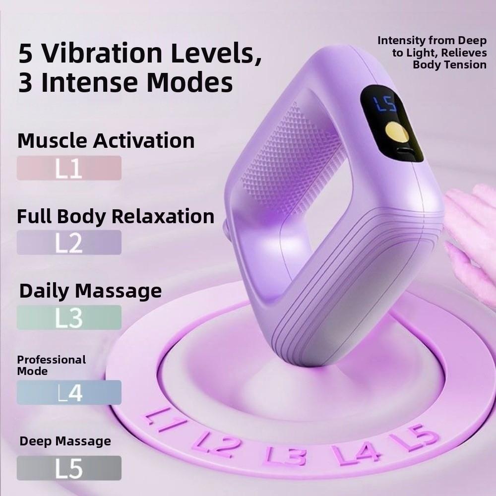 5-Speed Muscle Massager Handheld Fascia Massager Vibration Massage Machine  Muscle Relaxation