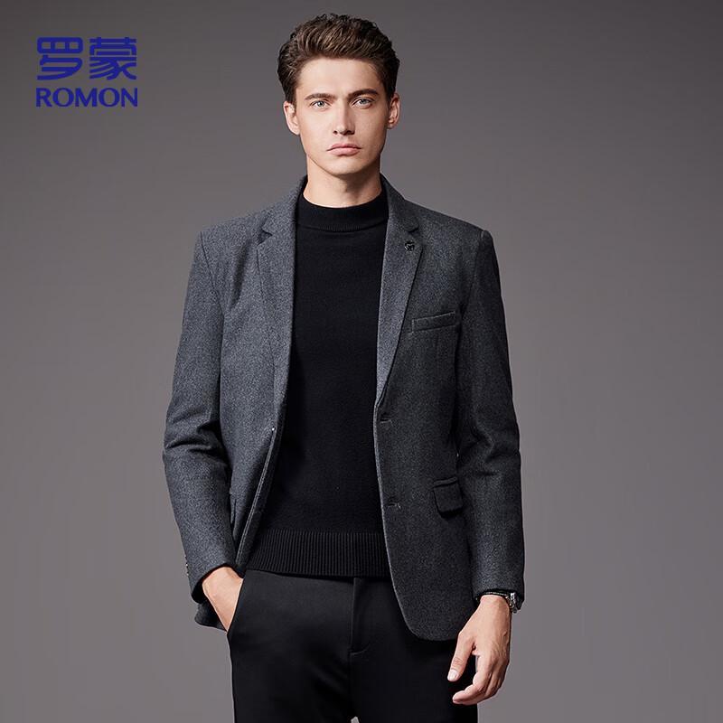 ROMON Men's XF78 Wool Blend Suit Jacket