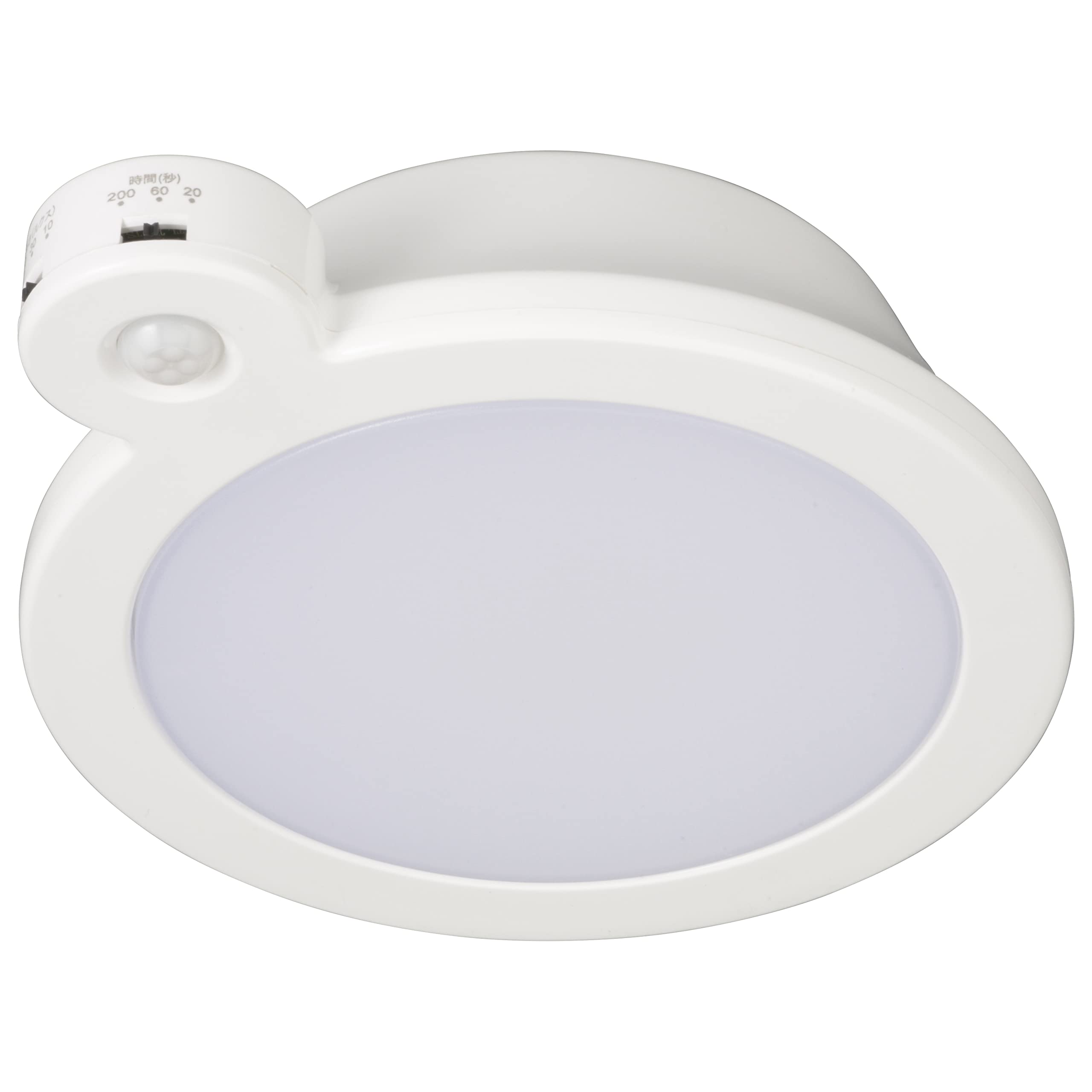 

OHM Electric LED Mini Ceiling Light with Sensor, 60W, 960 Lumens, Daylight Color, Motion Sensor, Light Sensor, LE-Y9DG-W-PIR 06-5510