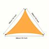 Triangle Triangle Sunshade With Ropes Outdoor Canopy Sun Protection Awning Shade Cloth  Pool Area