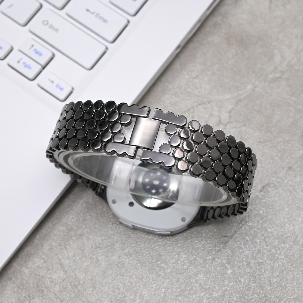 Stainless Steel Strap For Samsung Galaxy Watch 8 Classic 46mm 40mm 44mm Metal Watchband Bracelet Correa For Galaxy Ultra 2025 Watch 7/6/5/4 Band