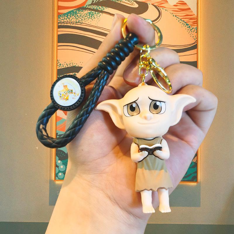 

Cartoon Harry Potter Keychain Pendant Anime Doll Car Accessories Key Chain Cute Pvc Doll Couple Bag Pendant Key Ring