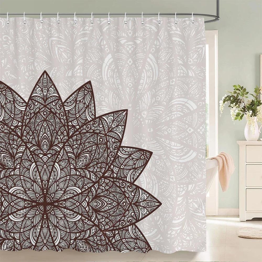 

Colorful Beautiful Dandelion Bathroom Shower Curtains Frabic Waterproof Polyester Modern Simple Flower Bath Curtains W60H190(CM)-1 Pcs