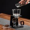 OULOVECO Semi-Automatic Glass Teapot with Filter, Perfect for Offices, Lazy People, and Small Lathes (Clear)