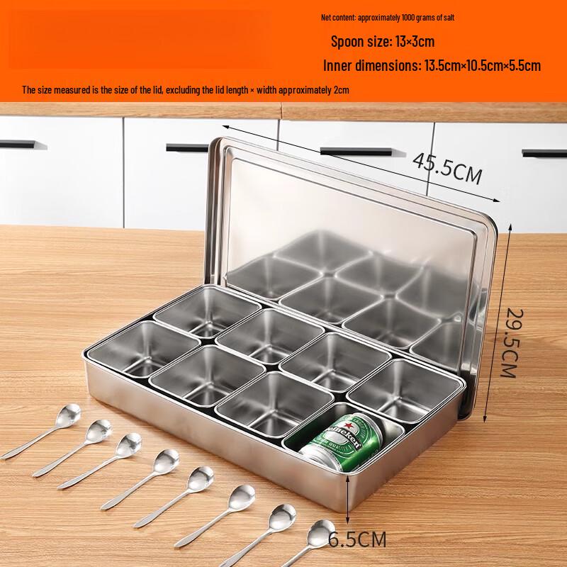 Modern 3-Tier Kitchen Spice Jar & Condiment Organizer Set