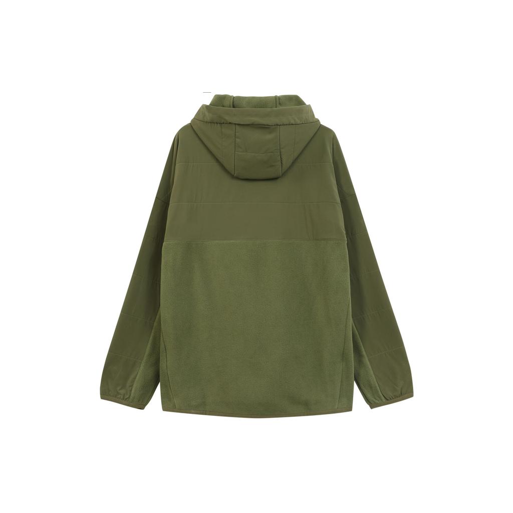 Nike Solid Color Logo Print Hooded Casual Jacket Men Jackets Green DD2129-326