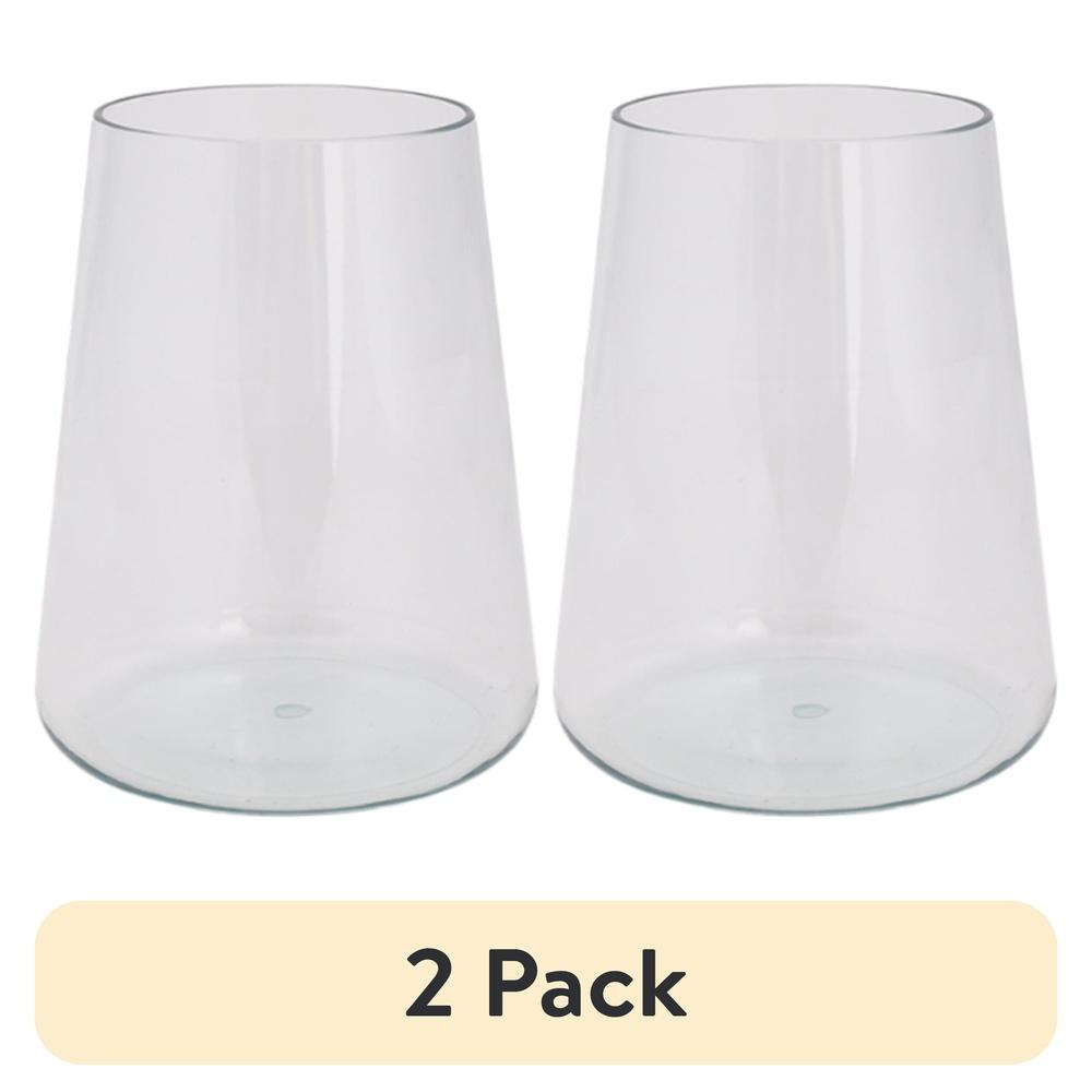 

Набор из 2 бокалов для вина без ножки из тритана, можно использовать в микроволновой печи, не содержит БФА, прочный, для использования на открытом воздухе и в помещении, приятное употребление United States