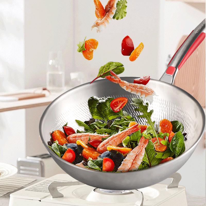 Amos Titanium Non-stick Wok 32CM