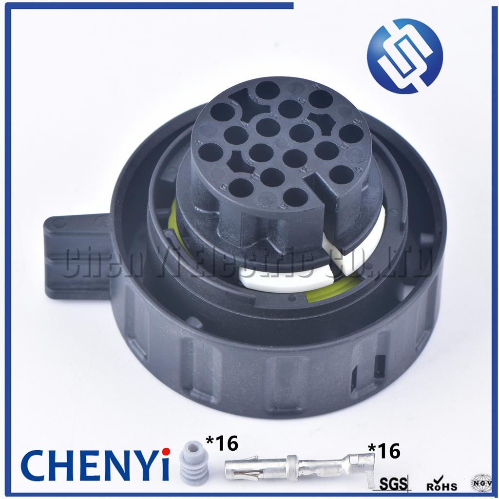 16 Pin Auto Waterproof Connector Transmission Gearbox Body Controller Connector Computer Plug 09430701 7503442-04 7 503 442-04
