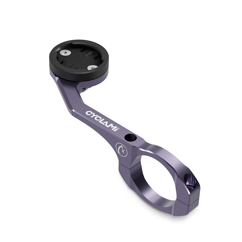 

CYCLAMI Aluminium Alloy Double-sided Bike Computer Mount MTB Road GPS Headlight Holder Bracke For GARMIN XOSS IGPSPORT Bicycle фиолетовый