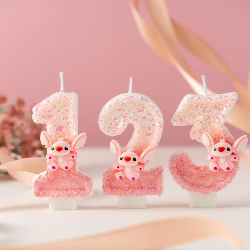Cute Cartoon Dolls, Creative Digital Birthday Candles, Cake Decoration Design, Carefully Selected Raw Materials, Colorful