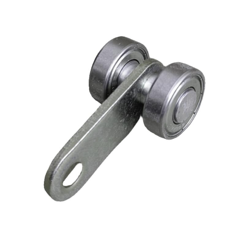 2Pcs 2 Wheel Slide Rail Pulley, Sliding Door Rail Crane C40 Suitable For 1-5/8 "Wide Channel Steel