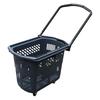 Wenstain 45L Foldable Rolling Shopping Basket