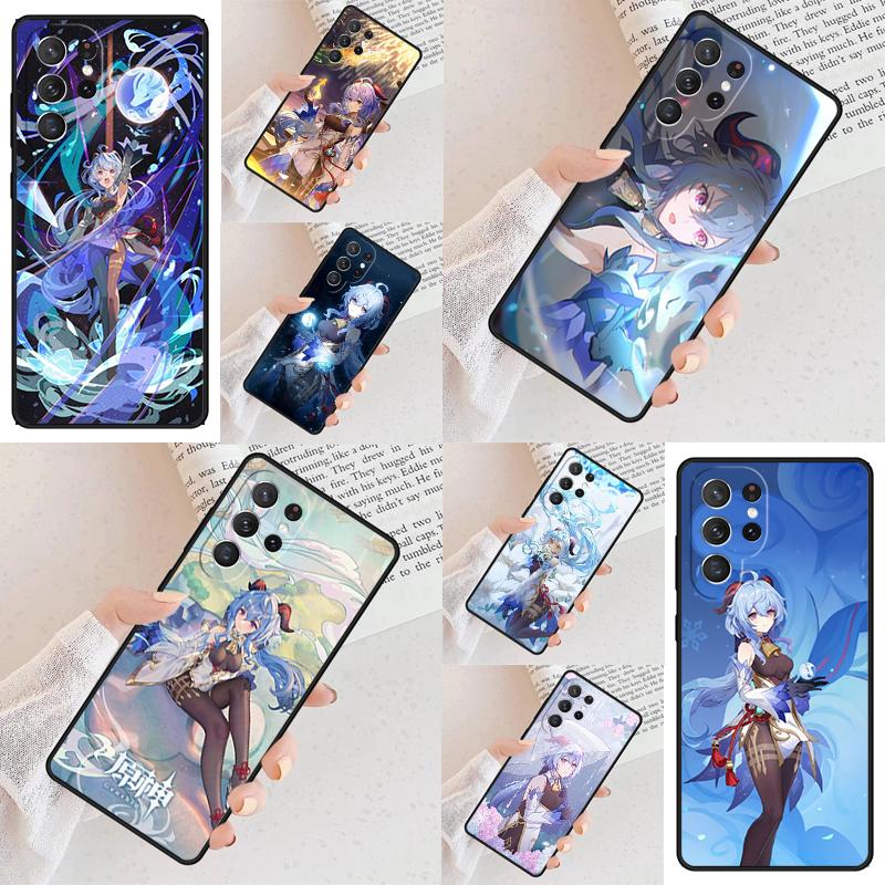 Genshin Impact Ganyu Cell Phone Case for Samsung Galaxy S26 Ultra S25 S24 S23 S22 S21 S20 Note10 Cover