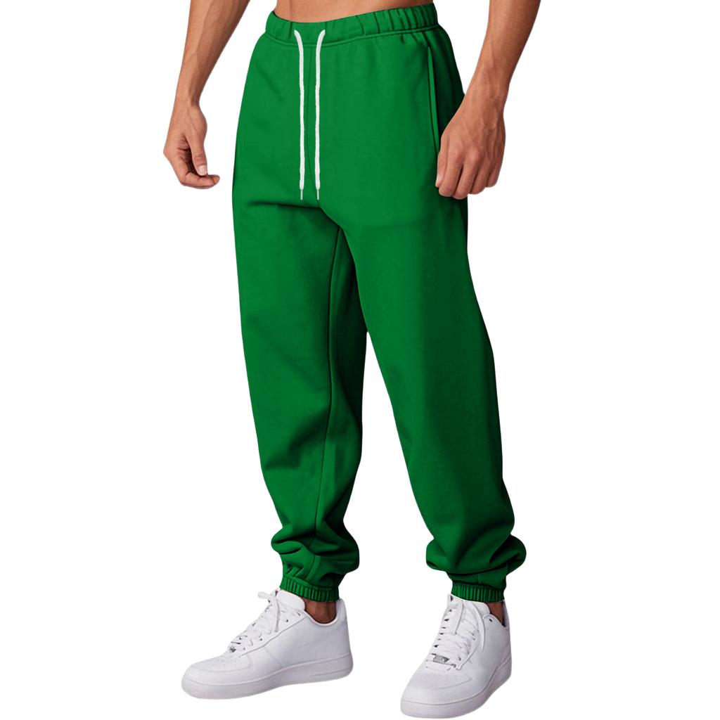 Men's Relaxed-Fit Casual Sweatpants With Stretch Waistband And Drawstring