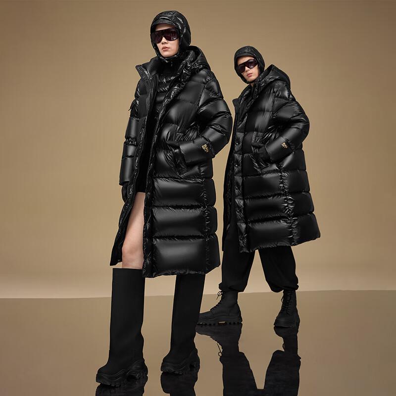 Goovon Pioneer 5.0 Black Gold Unisex Long Thickened Goose Down Jacket