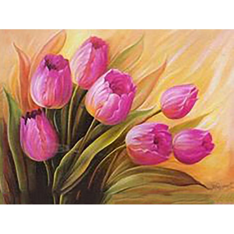 5D DIY Diamond Painting Flower Cross Stitch Kit Full Round Drill Embroidery Mosaic Art Rhinestones Home Decor Wall Art Gift