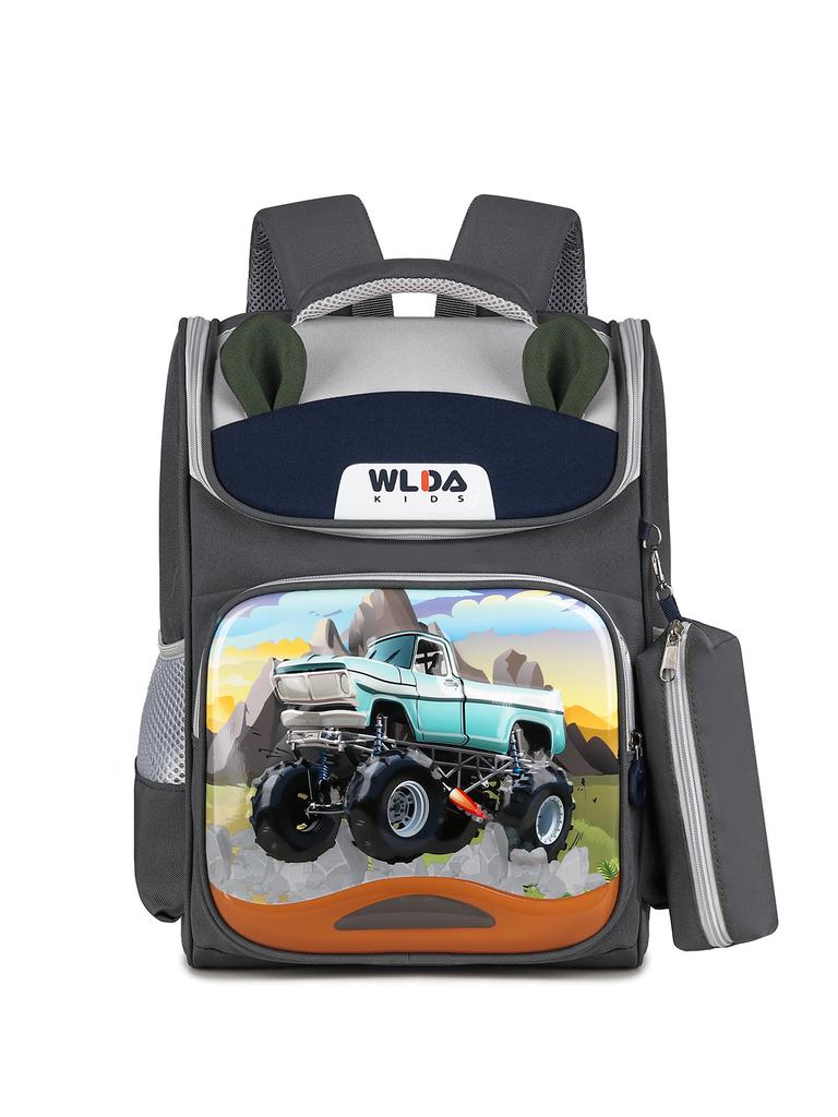 New children's backpack fashion weight reduction space bag large capacity cartoon primary school bag backpack