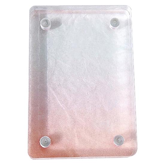 Card Brick Thickened Magnetic Suction Place Photos Gradient Colors Oblong Shape DIY Pictures Transparent See-through Photo Ornament Students Gift