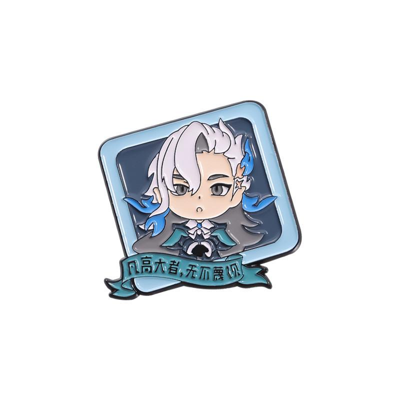 

Cartoon Adventure Cool Game Alloy Brooch Unique Geometric Brooch Fun Stylish Accessory QHXZ1701