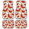 Pink Donuts Heavy Duty Rubber Floor Mats Set 4 PCS Car SUV Truck & Van-All Weather Protection Rugs