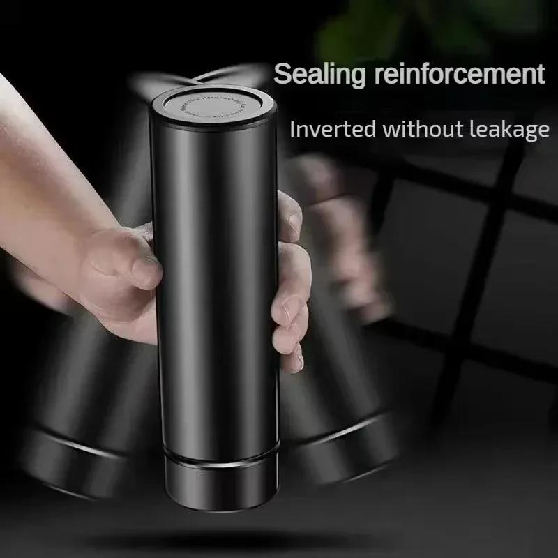 500ML Thermos Bottle Smart Cup 304 Stainless Steel Vacuum Digital With Temperature Display Insulated Intelligent Coffee Cup Uber
