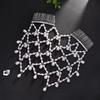 Luxury Beaded Headpiece Boho Pearl Hair Chain Vintage Wedding Hair Comb  Bridal Wear