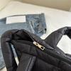 Women Quilted Shoulder Bag Puffer Tote Handbag Large Capacity Travel Top Handle Bag Commute Crossbody Bags Puffy Messenger Bag