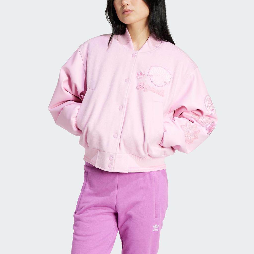 adidas Giacca Universitaria Oversize Originals da Donna Rosa IX6967
