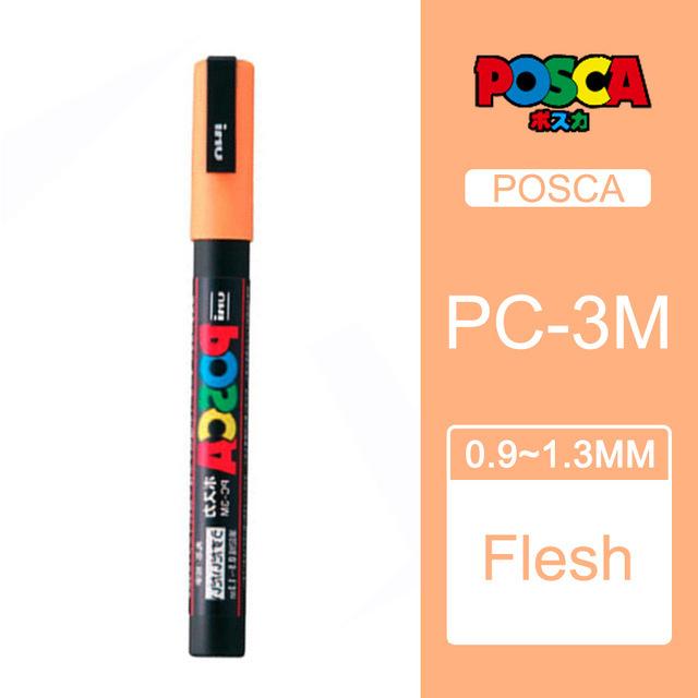 Uni POSCA Marker Farbstift, 39 Farben PC-5M/44 PC-3M/36 PC-1M, Acryl Steinmalerei Zeichnen Graffitti Marker Kunstbedarf