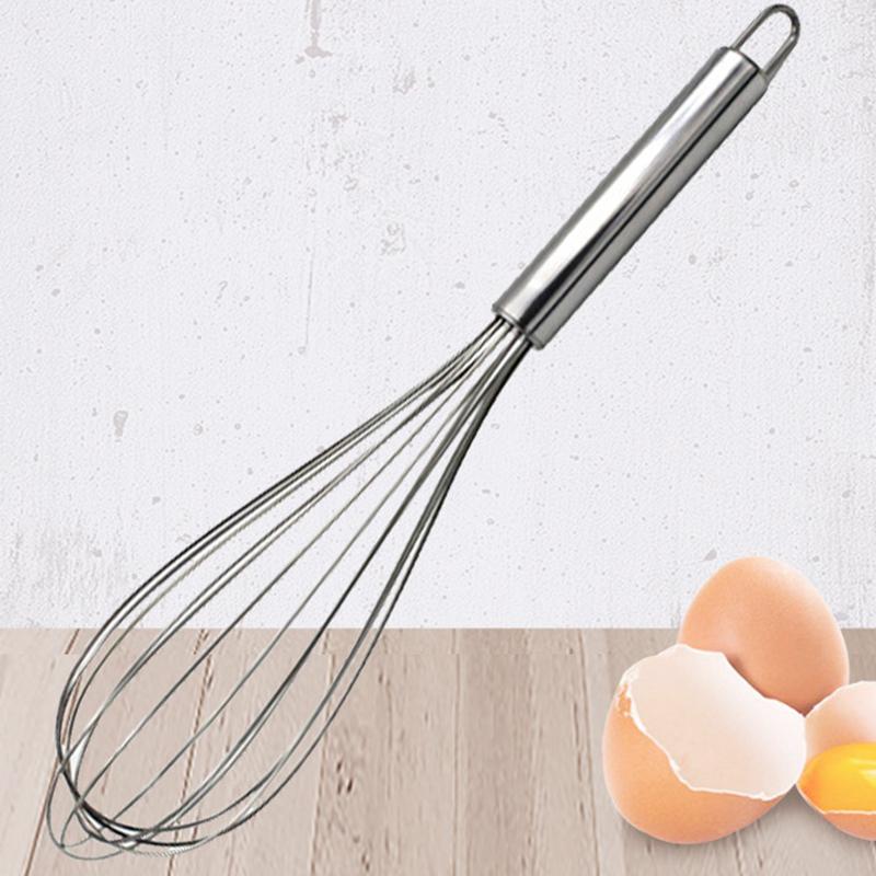 LMETJMA 8 "10" 12 "fouet À Oeufs En Acier Inoxydable Fouet À Oeufs Fil De Cuisine Ballon Fouet Lait Batteur À Oeufs Mélangeur