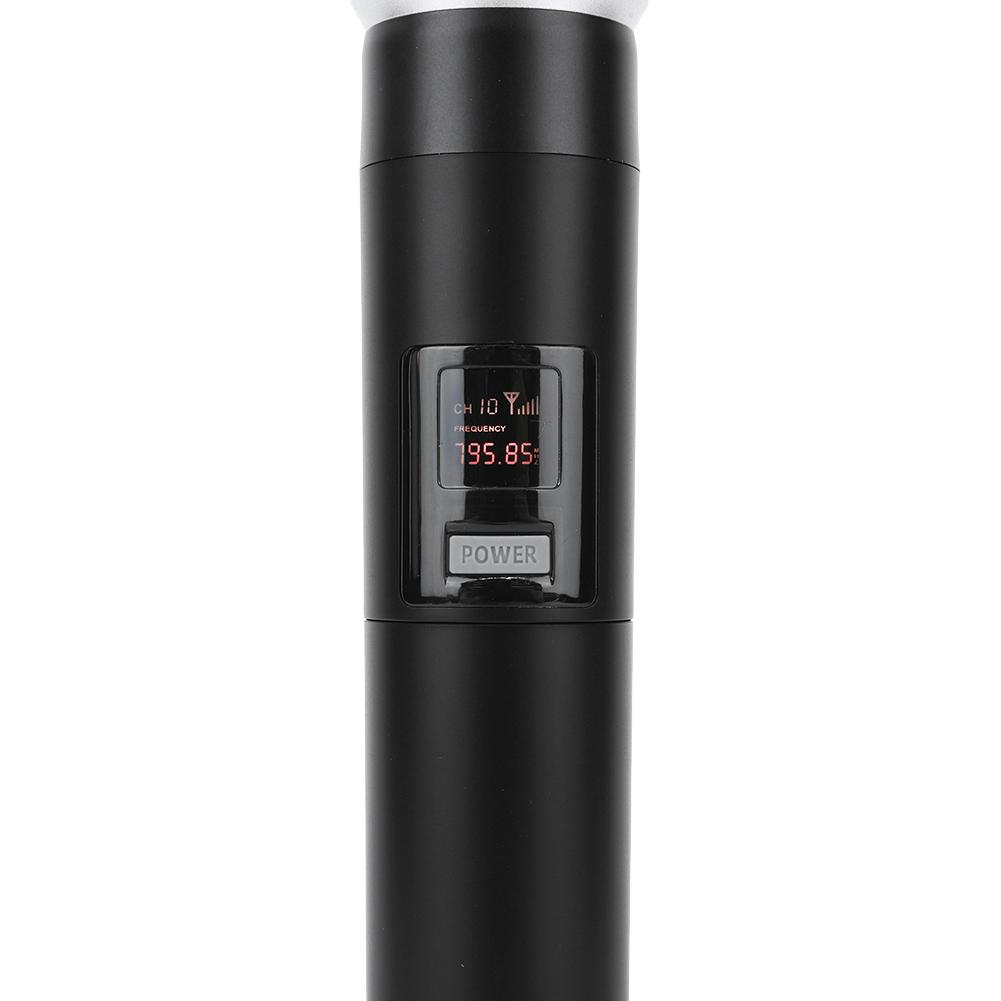 Handheld Microphone with One-to-Two Chip Connection Karaoke Microphones Plug and Play for Church Party Meeting Speech