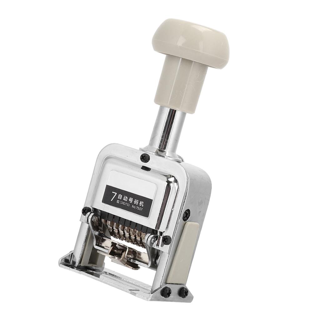Numbering Machine Office Equipment School Supplies Automatic Transposition 7 Numder Seal