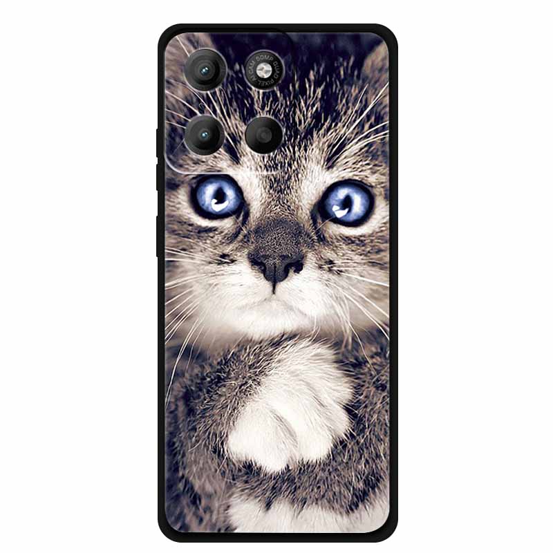 For Motorola Moto G15 4G Case G15Power 2025 New Fashion Black TPU Shockproof Phone Cases For Moto G15 Power Etui Fundas MotoG15