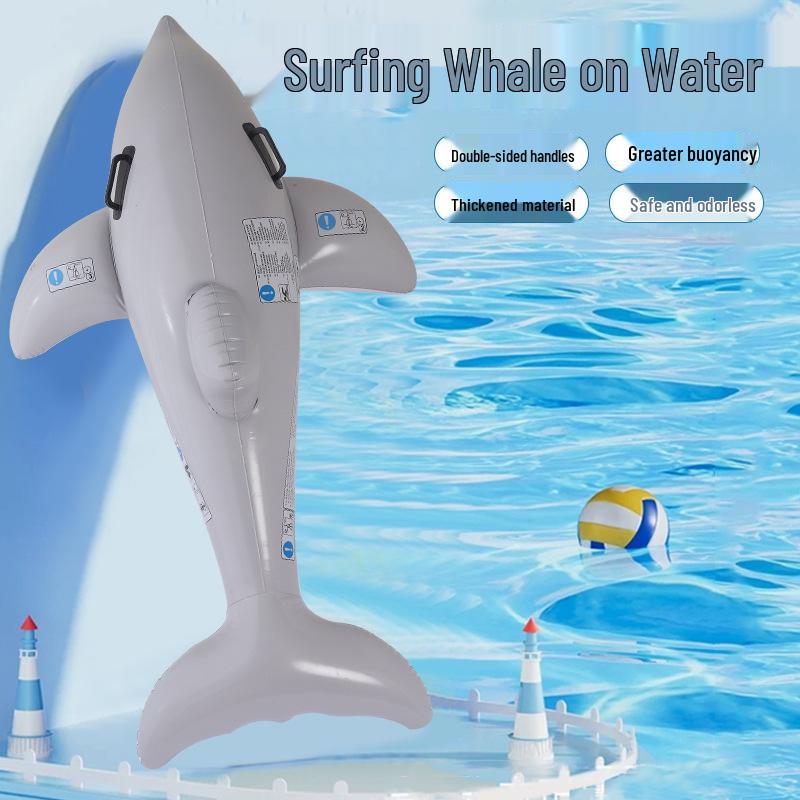 PVC Children s Inflatable Killer Whale Surf Ride & Play Raft Refer to SKU